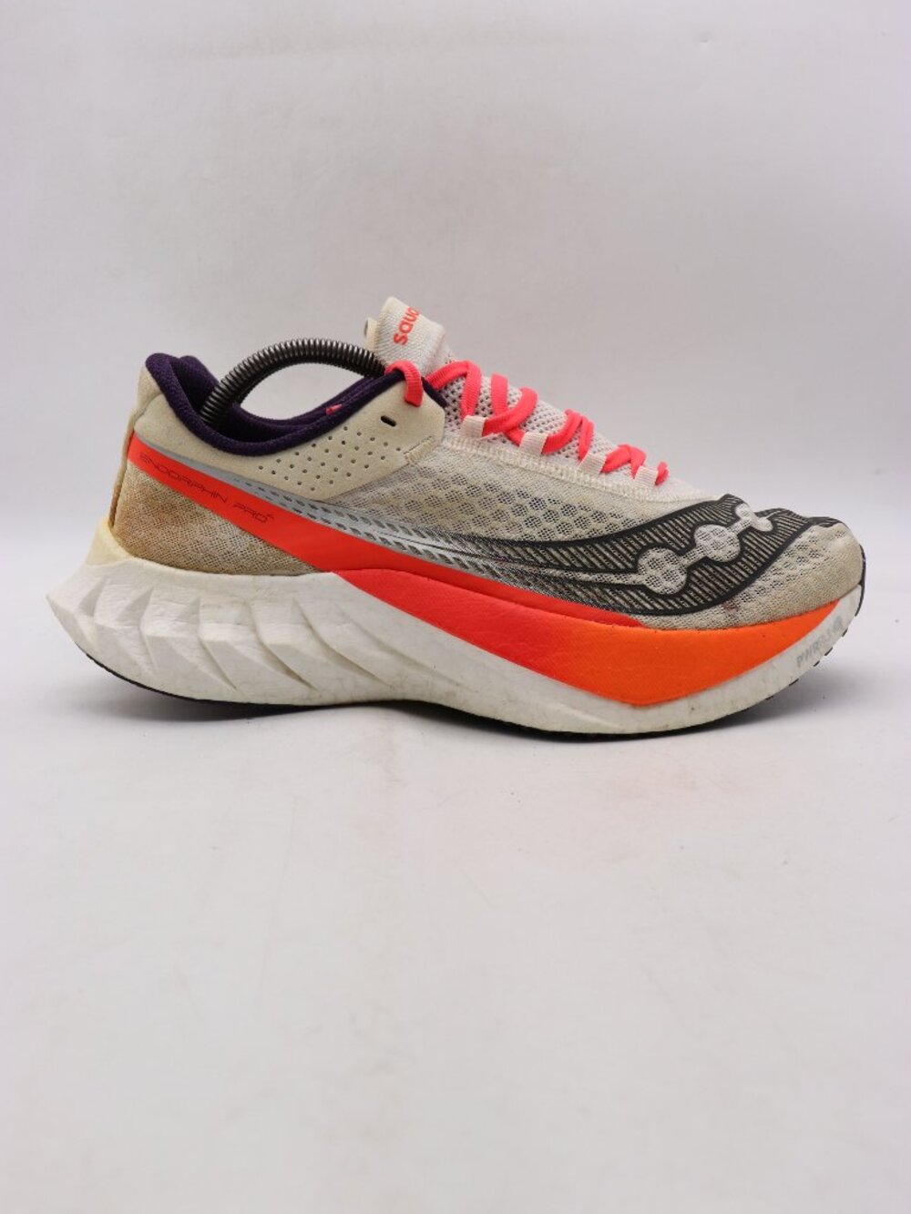 Saucony Endorphin Pro 4 Men's Size 10.5 White Orange Running Gym Training Shoes